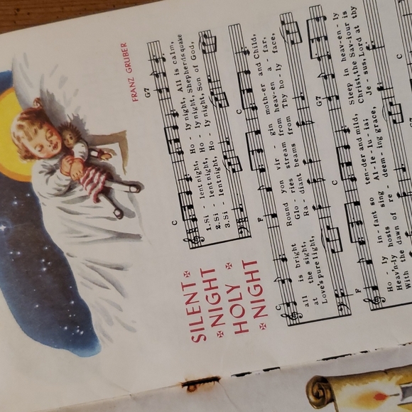 Christmas BOOK - VTG 1950s "Carols for Christmas" Booklet Artist Joe Tillotson - Picture 5 of 16